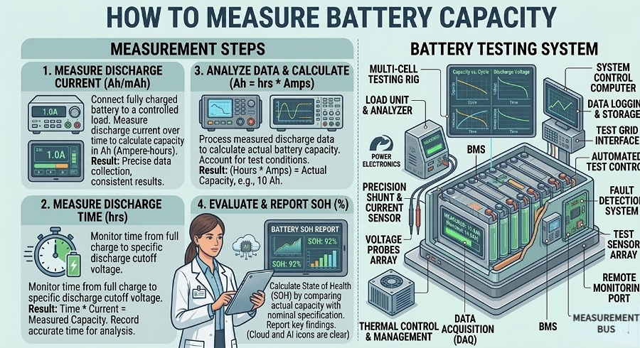 how to measure battery capacity